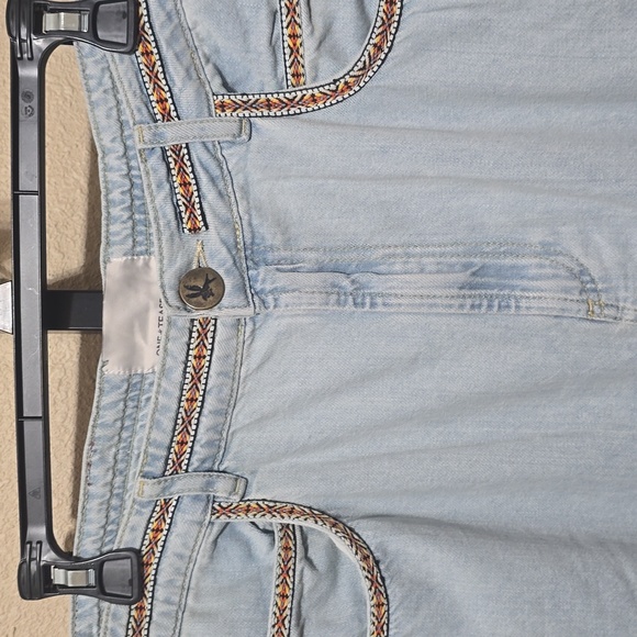 NWT One Teaspoon Rocko Distressed Denim Skirt Size 31 - Picture 6 of 12